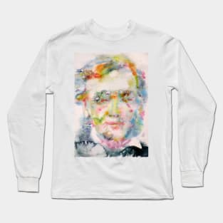 WAGNER - watercolor portrait .1 Long Sleeve T-Shirt